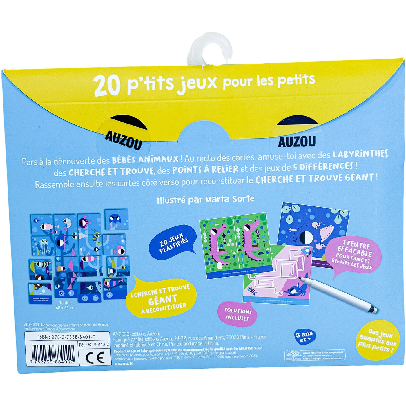 Jeu éducatif "20 p''tits jeux pour les petits" de seconde main pour enfant à partir de 3 ans - Vue 2