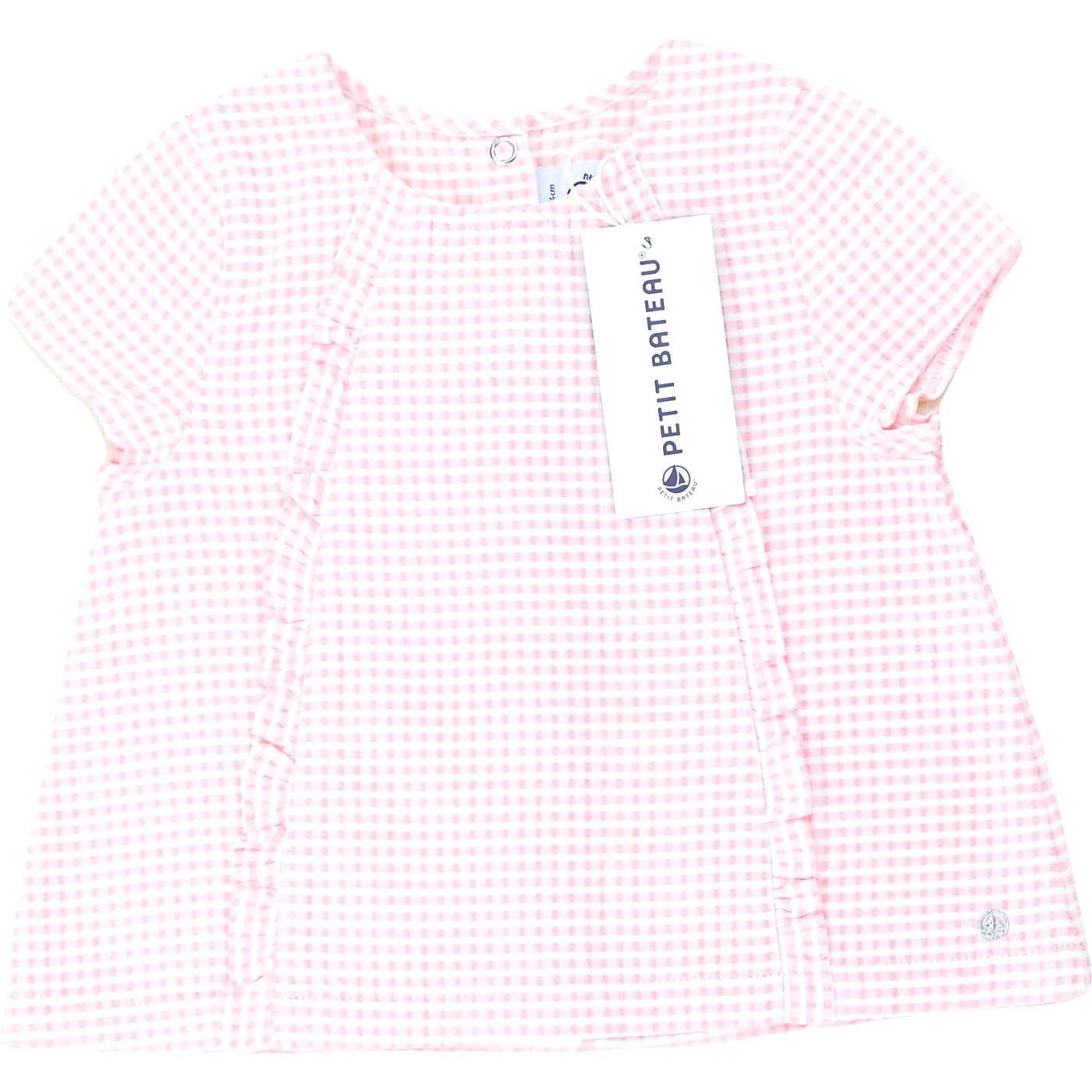 Blouse à manches courtes de seconde main en coton pour bébé fille de 12 mois - Vue 1