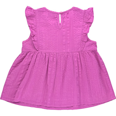 Blouse à manches courtes de seconde main en coton pour enfant fille de 6 ans - Vue 2