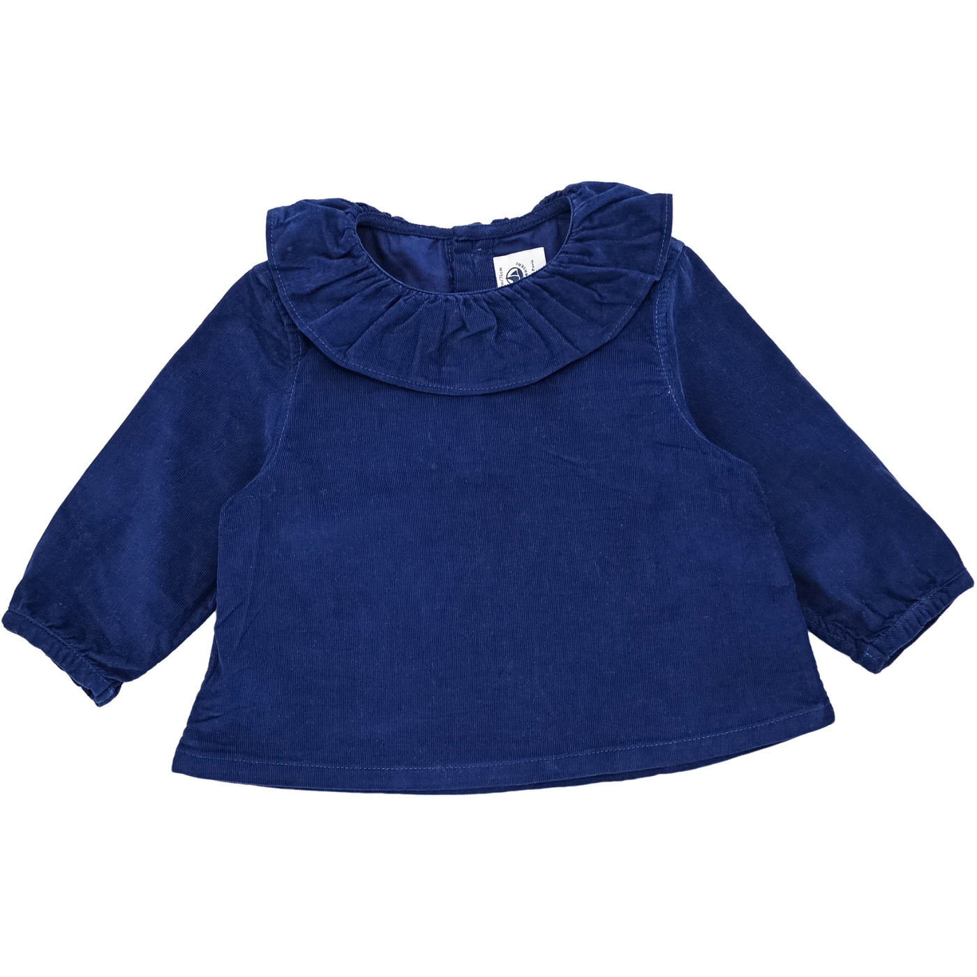 Blouse à manches longues de seconde main en velours pour bébé fille de 12 mois - Vue 1