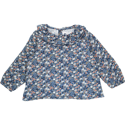 Blouse à manches longues de seconde main en coton pour bébé fille de 24 mois - Vue 1