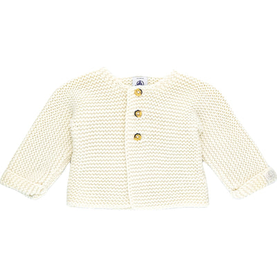 Cardigan de seconde main en laine et coton pour bébé de 3 mois - Vue 1