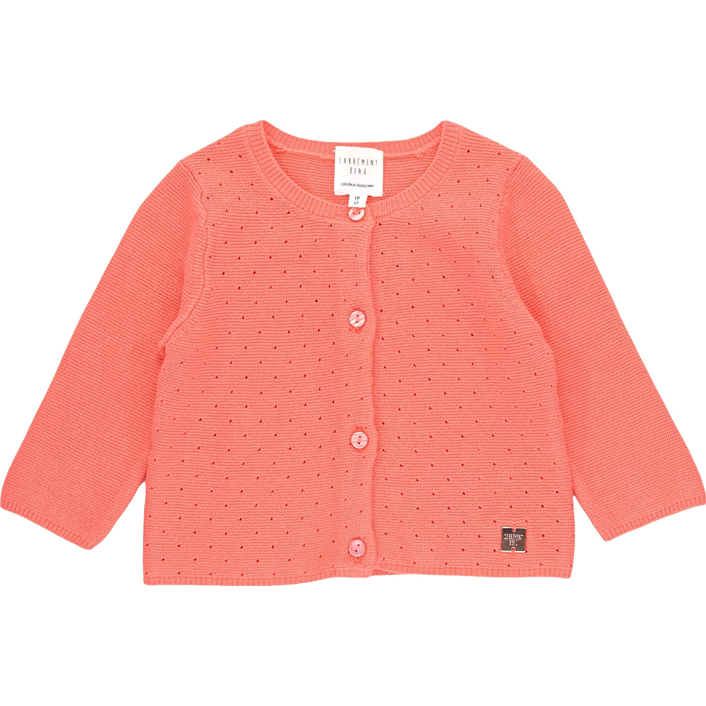 Cardigan de seconde main en coton pour bébé fille de 6 mois - Vue 1