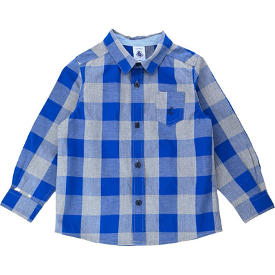 Chemise à manches longues de seconde main en coton pour enfant garçon de 3 ans - Vue 1