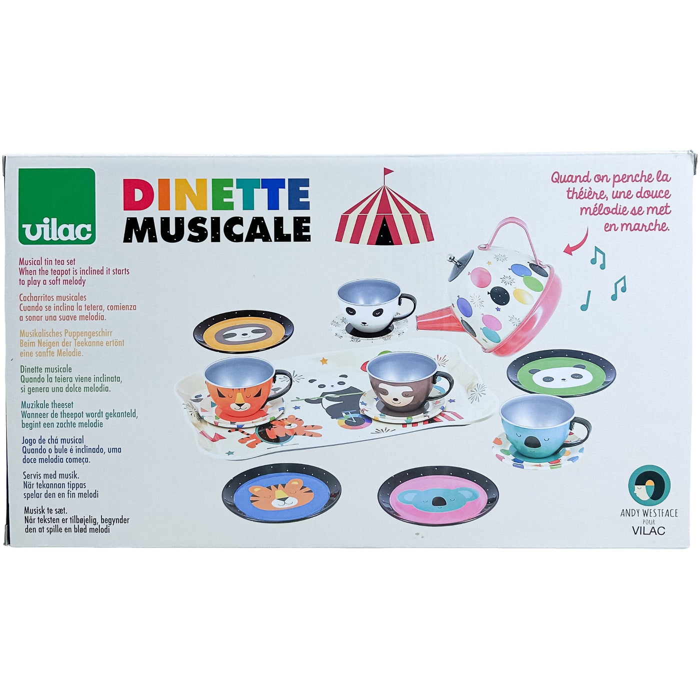 Dinette "Dinette musicale arc-en-ciel" de seconde main en métal pour enfant à partir de 3 ans - Vue 3