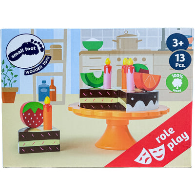 Accessoire de dinette "Gâteau d´anniversaire à découper" de seconde main en bois pour enfant à partir de 3 ans - Vue 1