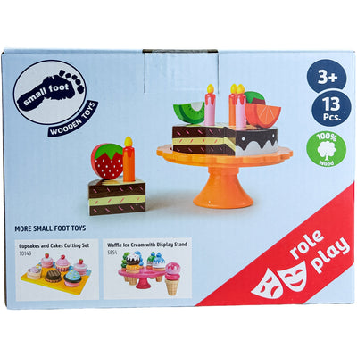 Accessoire de dinette "Gâteau d´anniversaire à découper" de seconde main en bois pour enfant à partir de 3 ans - Vue 3