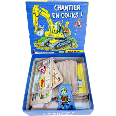 Jeu de cartes "Jeu Chantier en cours !" de seconde main en bois et carton pour enfant à partir de 5 ans - Vue 1