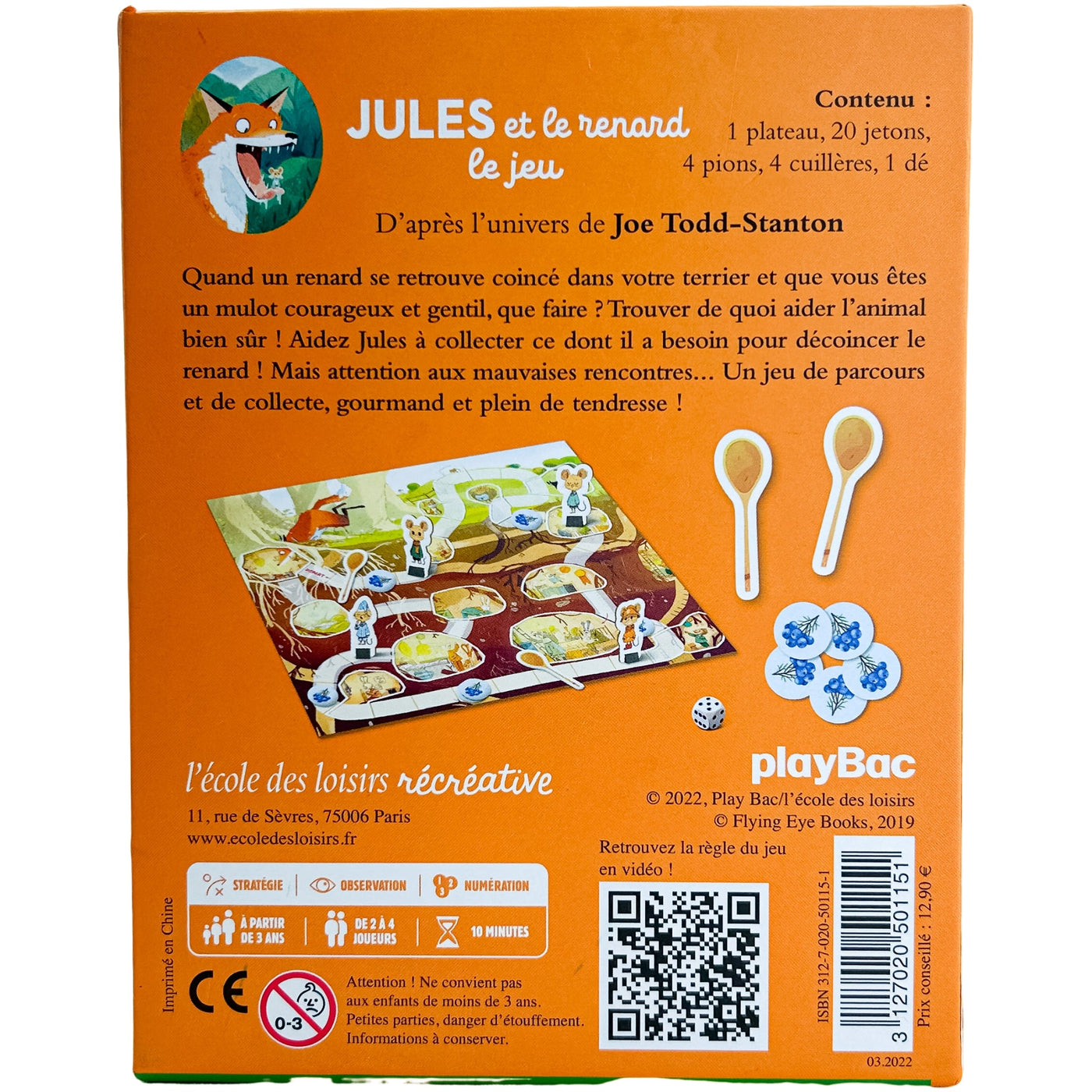 Jeu éducatif "Jules et le renard" de seconde main en carton pour enfant à partir de 3 ans - Vue 4