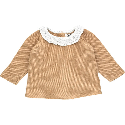 Pull de seconde main en coton et laine pour bébé fille de 6 mois - Vue 1