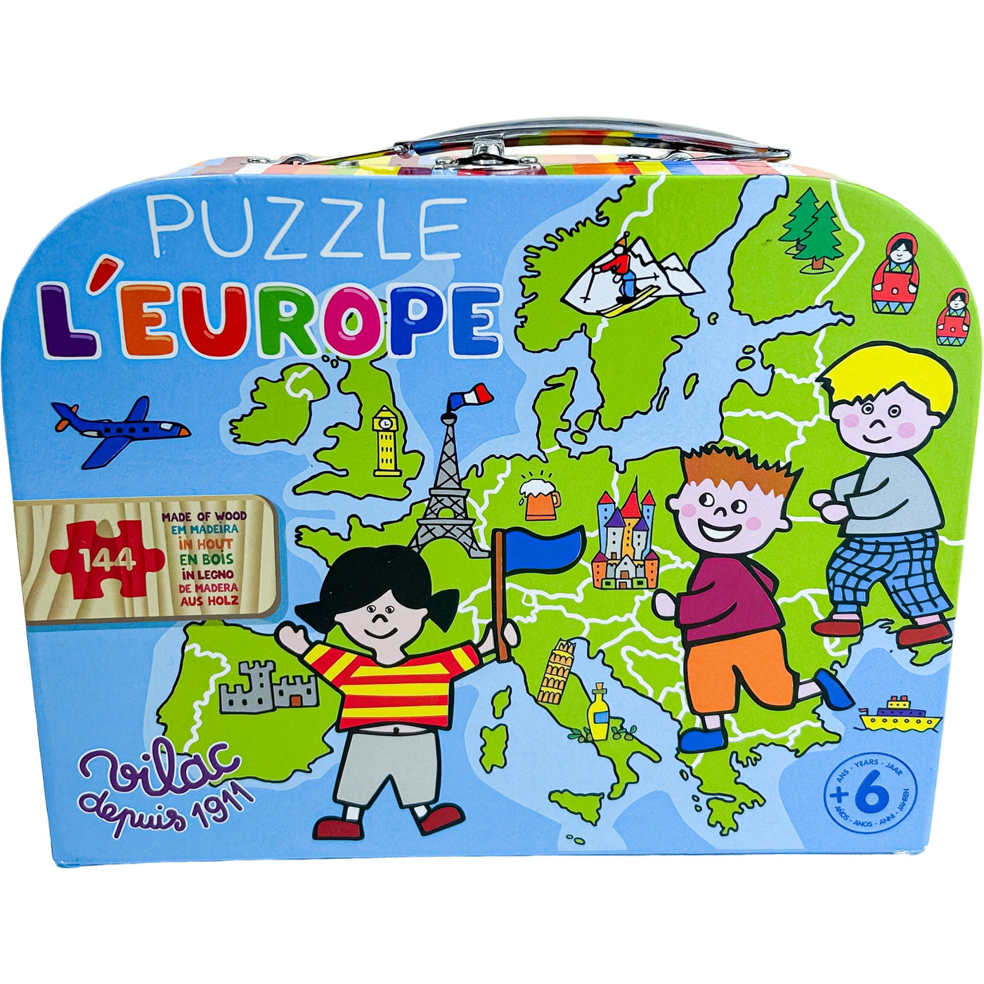 Puzzle "Puzzle l'Europe (144 pièces)" de seconde main en bois pour enfant à partir de 6 ans - Vue 1