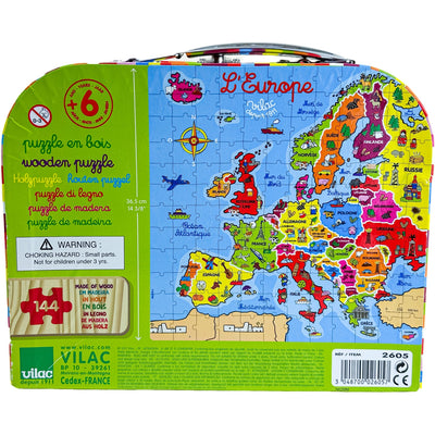 Puzzle "Puzzle l'Europe (144 pièces)" de seconde main en bois pour enfant à partir de 6 ans - Vue 2