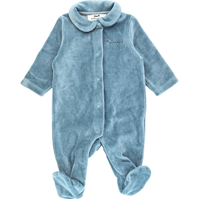 Pyjama de seconde main en velours pour bébé de 1 mois - Vue 1