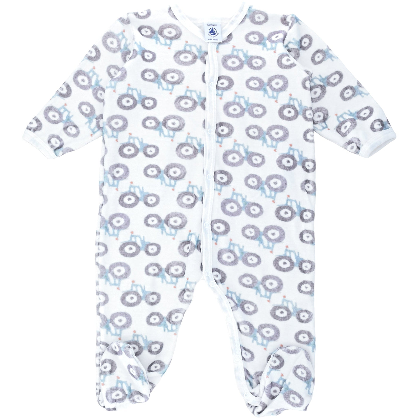 Pyjama de seconde main en velours pour bébé de 12 mois - Vue 1