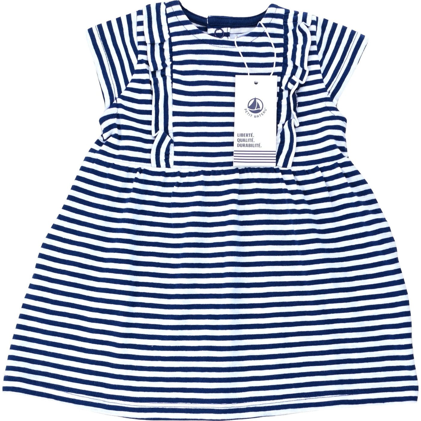 Robe à manches courtes de seconde main en coton pour bébé fille de 3 mois - Vue 1