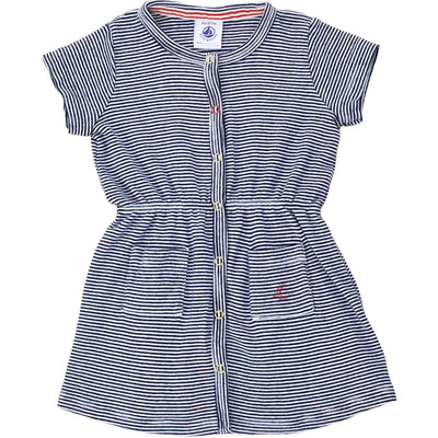 Robe à manches courtes de seconde main en coton pour bébé fille de 6 mois - Vue 1