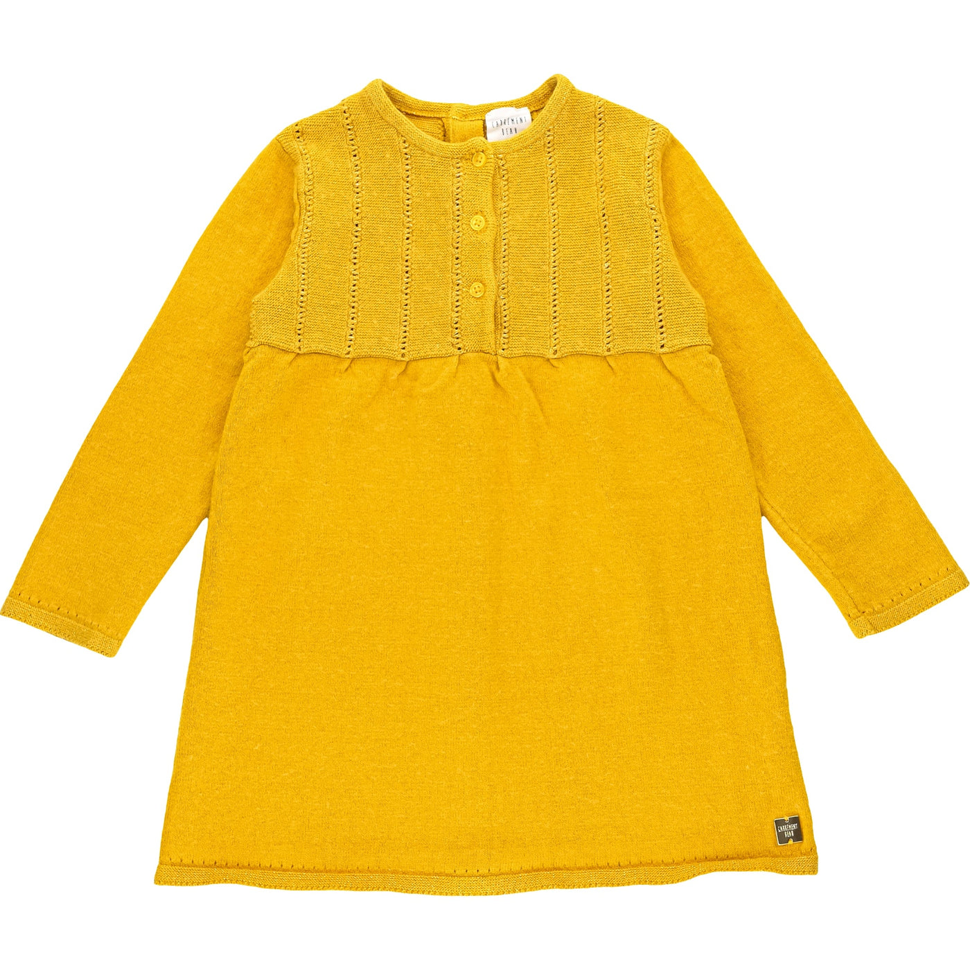 Robe à manches longues de seconde main en coton et laine pour enfant fille de 3 ans - Vue 1