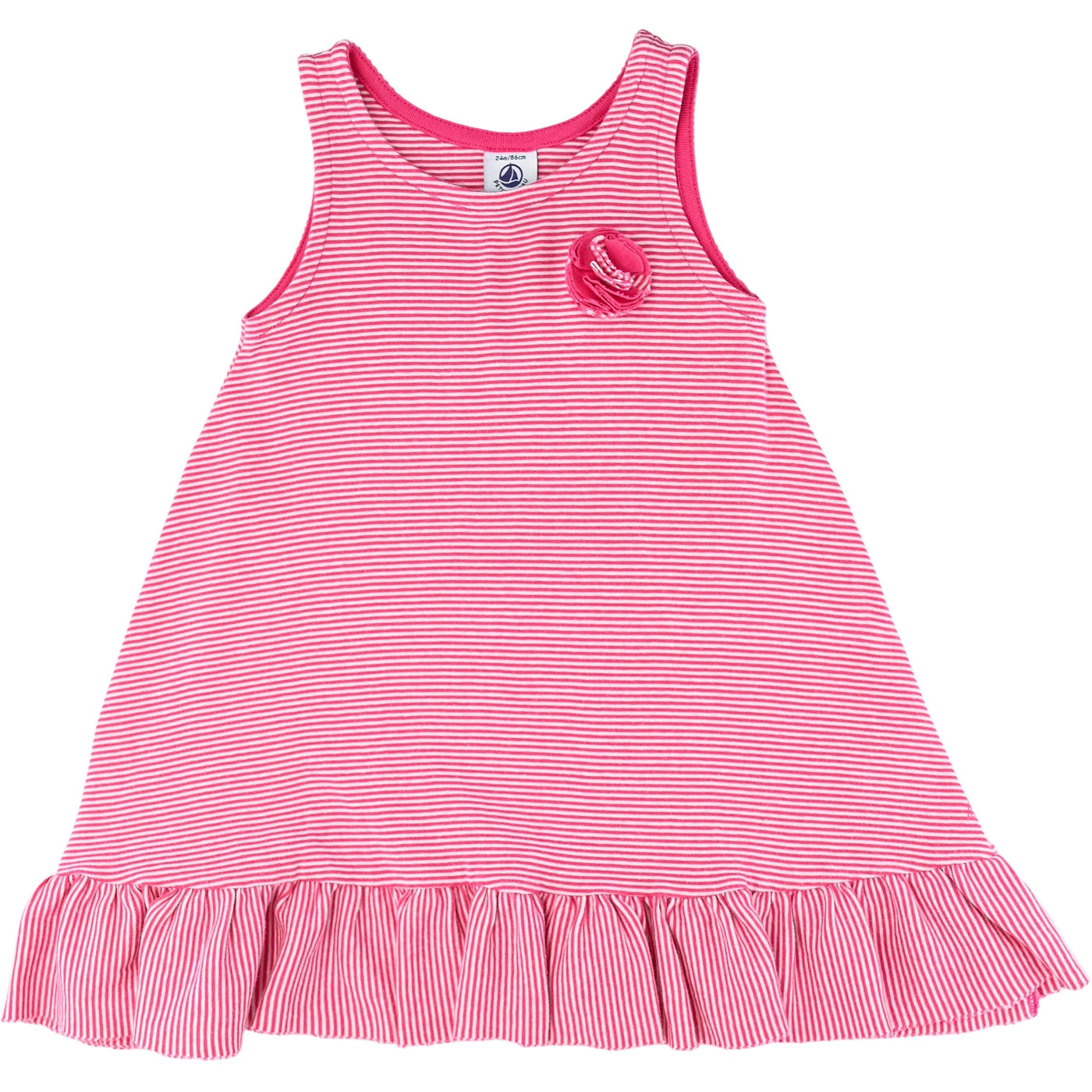 Robe sans manche de seconde main en coton pour bébé fille de 24 mois - Vue 1