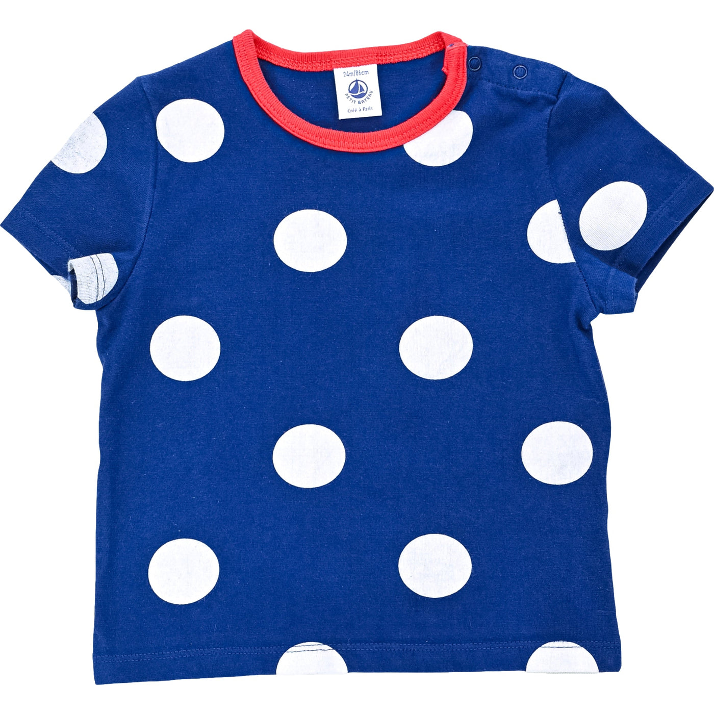 T-Shirt à manches courtes de seconde main en coton pour bébé de 24 mois - Vue 1