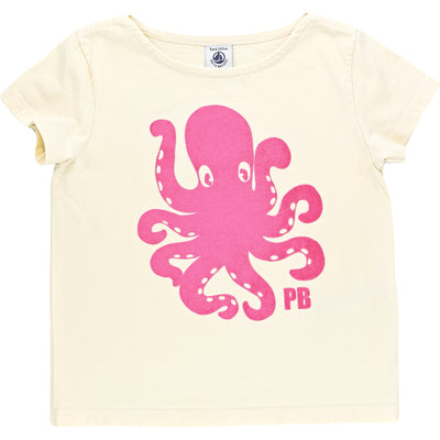 T-Shirt à manches courtes de seconde main en coton bio pour enfant fille de 5 ans - Vue 1