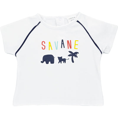 T-Shirt à manches courtes de seconde main en coton pour bébé de 9 mois - Vue 1