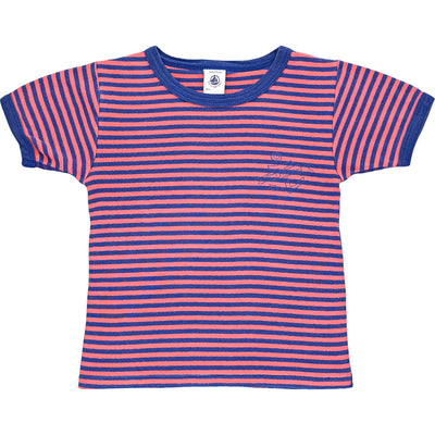 T-Shirt à manches courtes de seconde main en coton garçon petit bateau - Vue 1