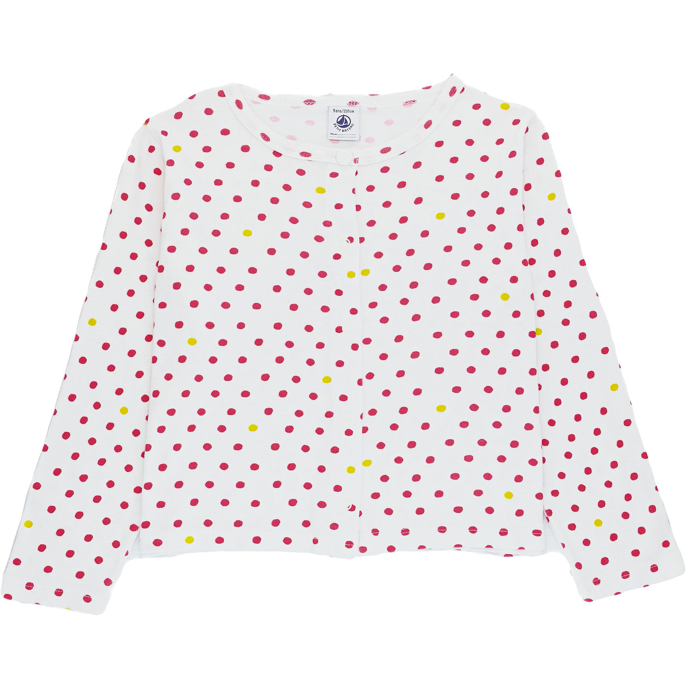 Cardigan de seconde main en coton pour enfant fille de 5 ans - photo recto