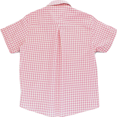 Chemise à manches courtes de seconde main en coton pour enfant garçon de 6 ans - photo verso