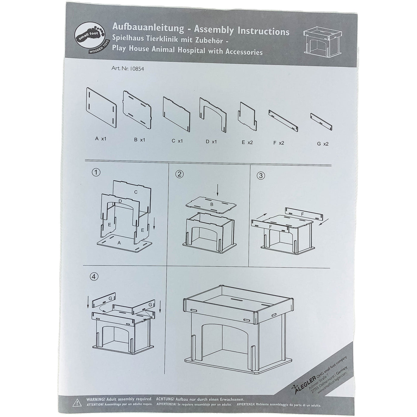 Set d'imitation "Vétérinaire et ses accessoires" de seconde main en bois pour enfant à partir de 3 ans - photo alternative_2