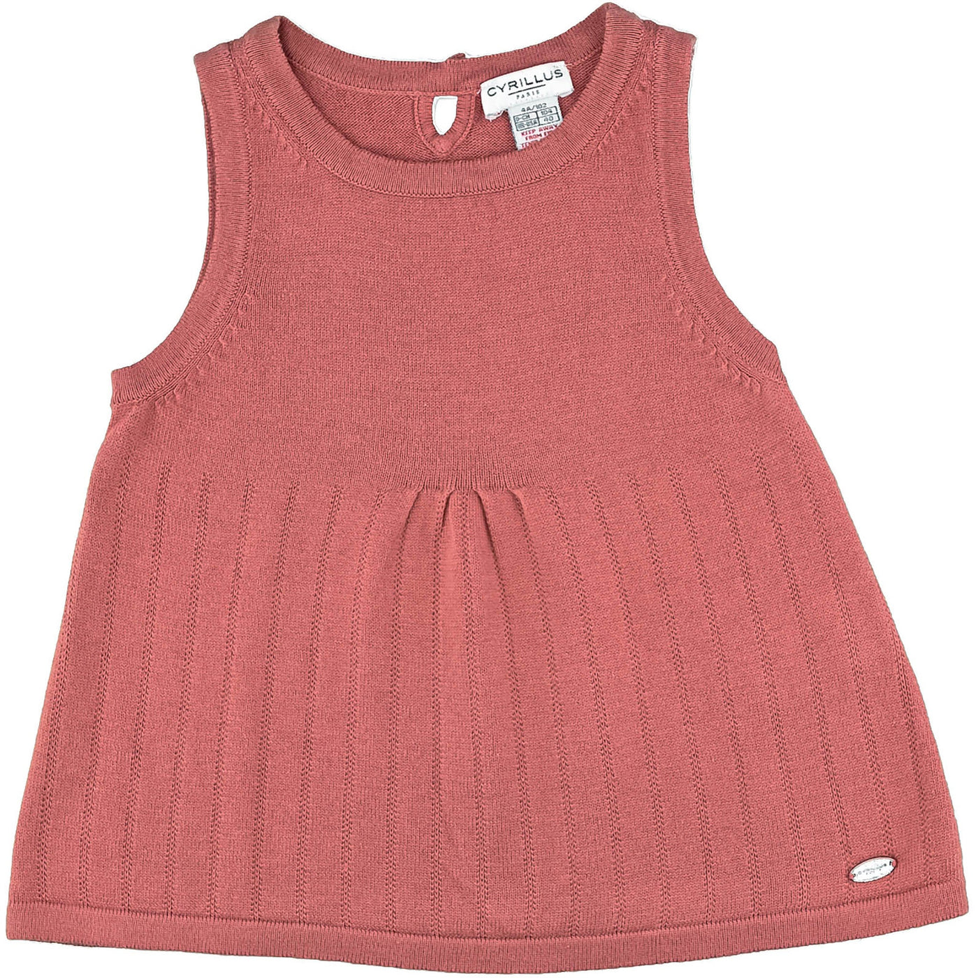 Pull de seconde main en coton pour enfant fille de 4 ans - photo recto