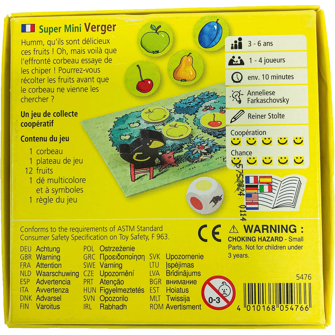 Jeu de plateau "Le Verger mini" de seconde main pour enfant à partir de 3 ans - photo alternative_1