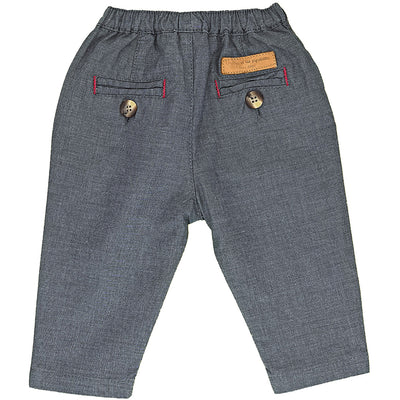 Pantalon de seconde main en coton pour bébé garçon de 3 mois - photo verso