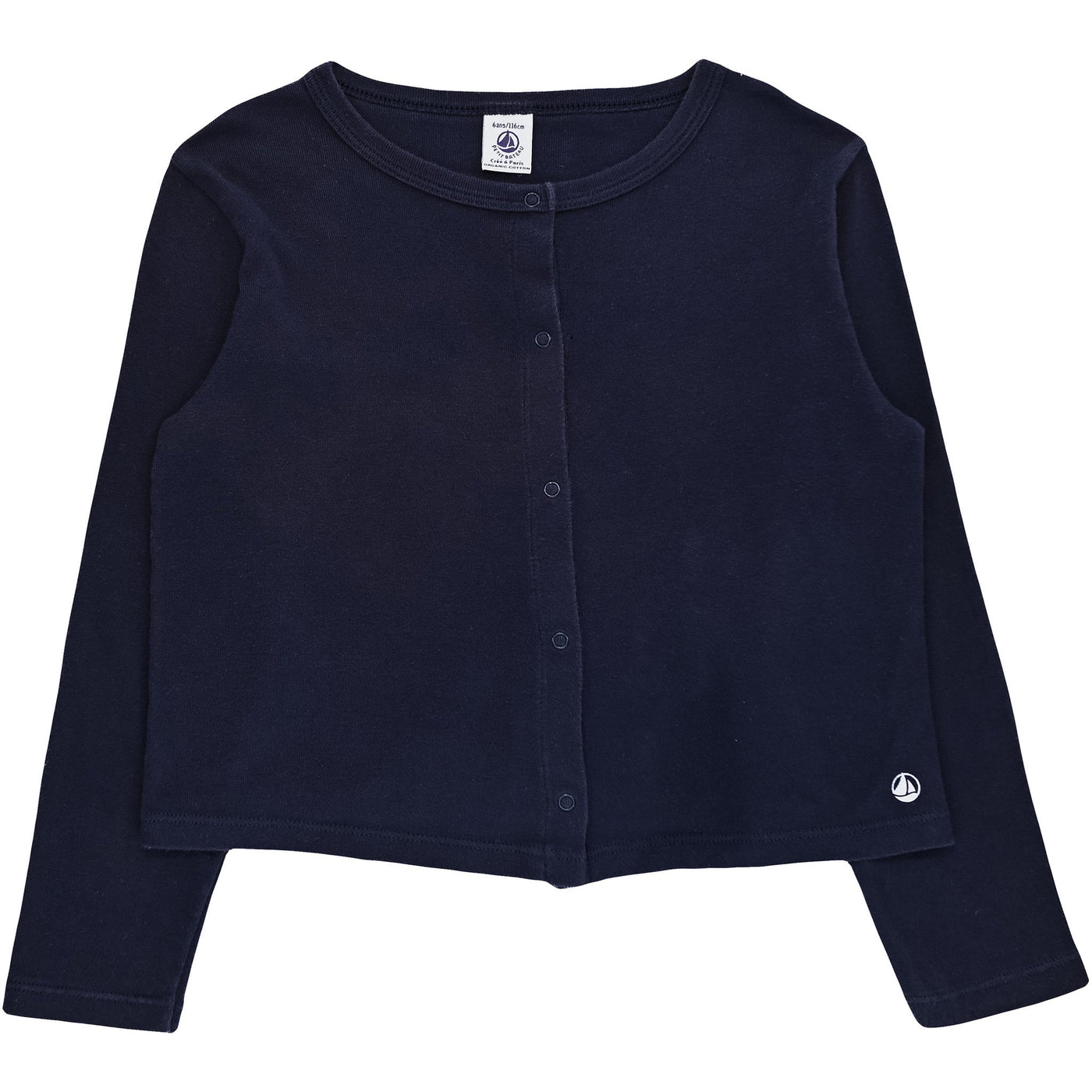 Cardigan de seconde main en coton bio pour enfant fille de 6 ans - photo recto